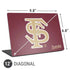 Florida State FSU Seminoles Initials Universal Laptop 12in (9.8 x 6.8in) Skin